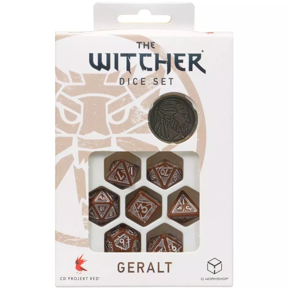 Набор кубиков The Witcher: Geralt – The Roach's Companion, 7 шт.